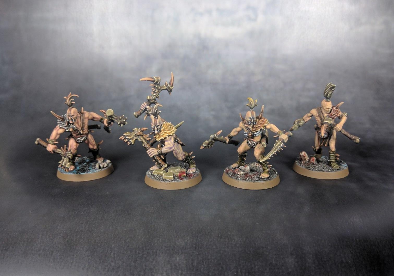 Warband Untamed Beasts Per WARCRY, Dipinto A Mano, Commissione, Usato
